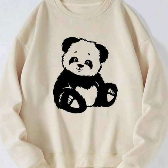 Panda thermal lined sweatshirt - Picture 1 of 3